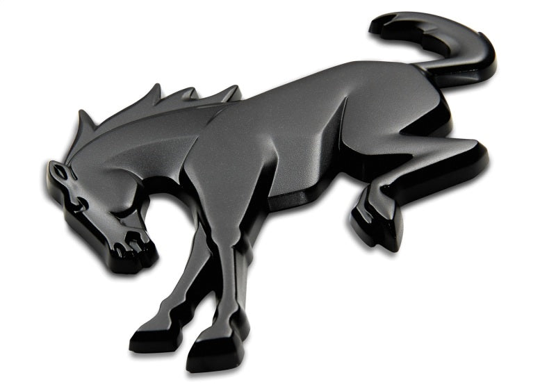 Ford Racing Bronco Rear Emblem - Matte Black M-1447-BRMB