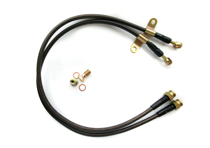Agency Power AP 02+ 350Z Front Standard Steel Braided Brake Lines AP-Z33-405