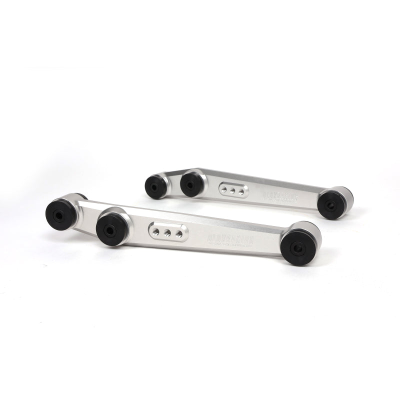 BLOX Racing 90-01 Integra, 89-95 Civic, CRX, Del Sol V2 Billet Rear LCA Poly Bushings - Raw BXSS-21203-RAW-V2