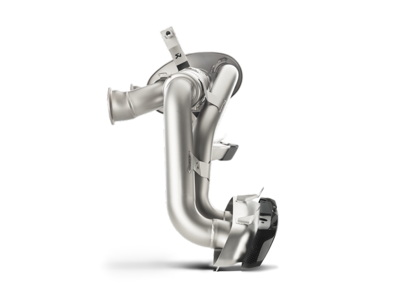 Akrapovic 16-17 Audi R8 5.2 FSI Coupe/Spyder Slip-On Line (Titanium) w/ Carbon Titanium Tips S-AUR8SO3-T