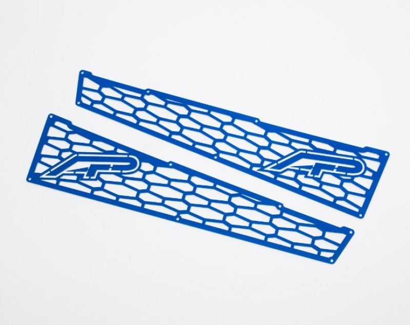 FR SPORT Agency Power Aluminum Side Vent Covers Blue Polaris RZR 1000 RZR XP Turbo 14-18...