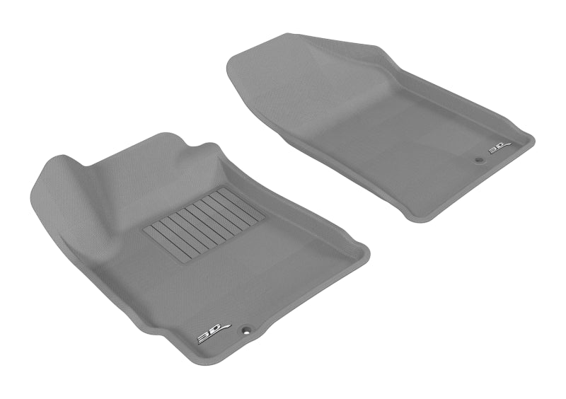 3D MAXpider 2007-2012 Nissan Altima Coupe/Sedan Kagu 1st Row Floormat - Gray L1NS06211501