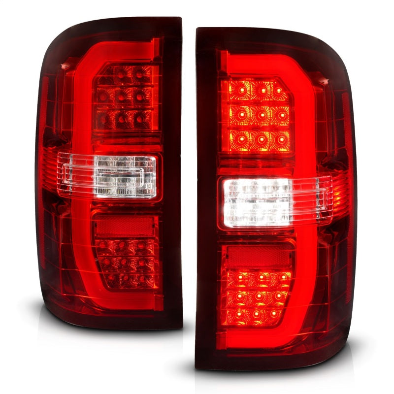 FR SPORT ANZO 14-18 GMC Sierra 1500 LED Taillights Red/Clear 311466 - View 3