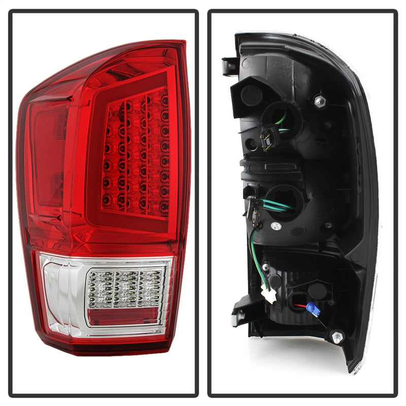 FR SPORT SPYDER xTune 16-18 Toyota Tacoma Light Bar LED Tail Lights - Chrome...