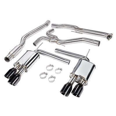 DC Sports Dual Canister Exhaust Systems - DCS5534BK