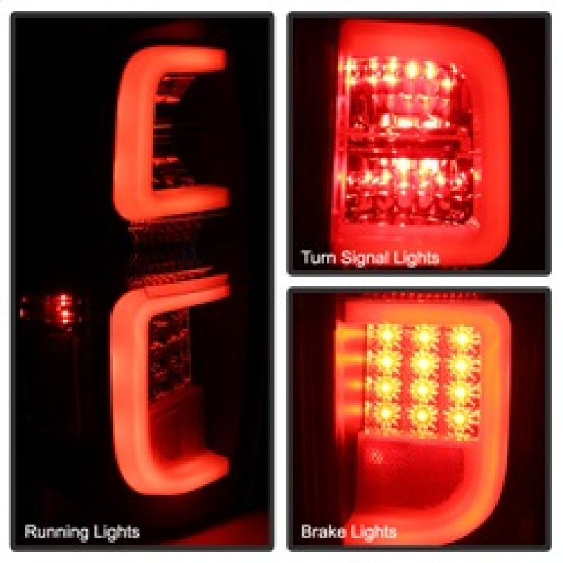 Spyder Toyota Tundra 2014-2016 Light Bar LED Tail Lights Black Smoke ALT-YD-TTU14-LED-BSM 5080202