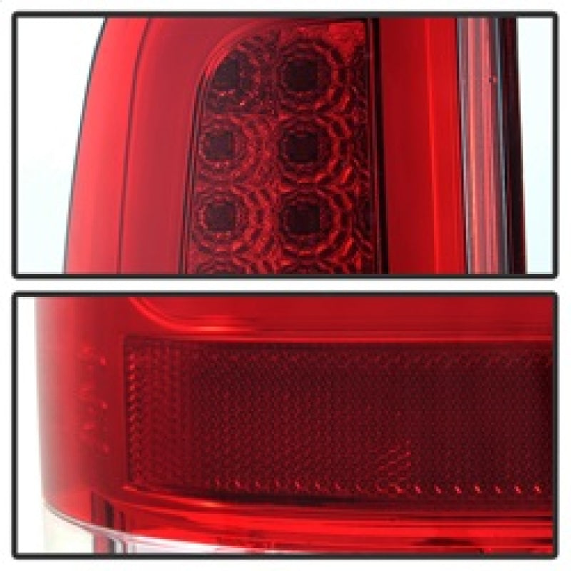 FR SPORT Spyder 97-03 Ford F150 Stylsd. F250 V3 Light Bar LED Tail Lights - Red/Clr...
