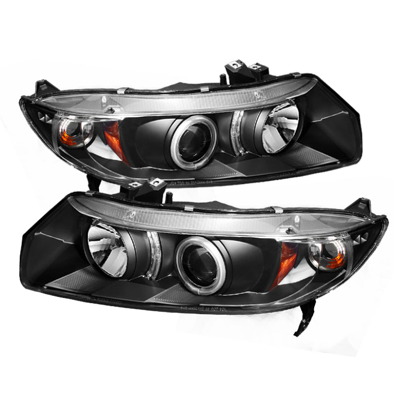 SPYDER Honda Civic 06-08 2Dr Projector Headlights CCFL Halo Blk PRO-YD-HC06-2D-CCFL-BK 5079565