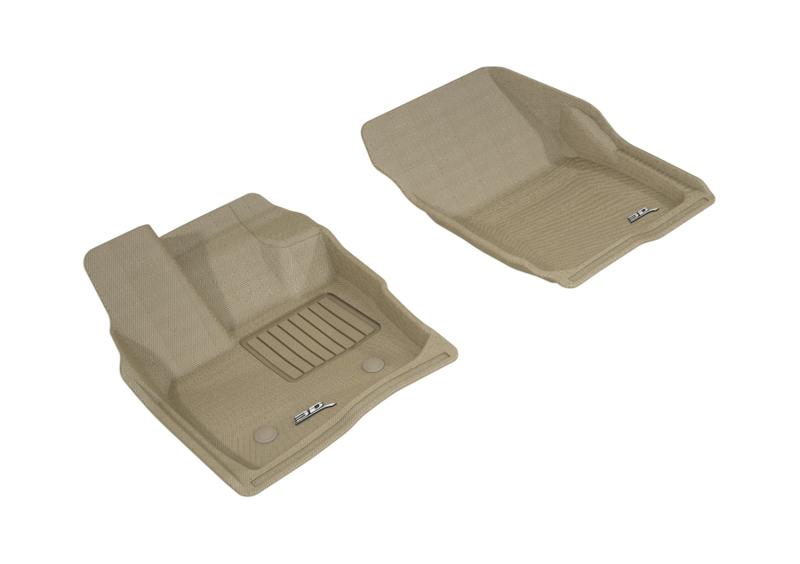 FR SPORT 3D MAXpider 2017-2020 Ford/Lincoln Fusion/MKZ Kagu 1st Row Floormat - Tan L1FR10911502