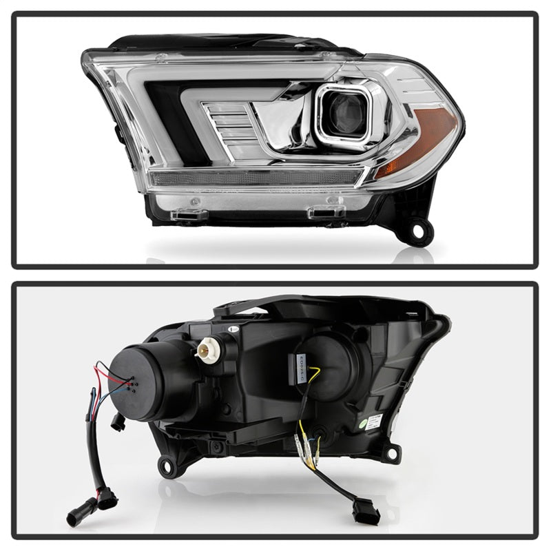 Spyder Dodge Durango 11-13 Halogen Model Only Projector Headlights - Chrome PRO-YD-DDU11SI-C 5088277