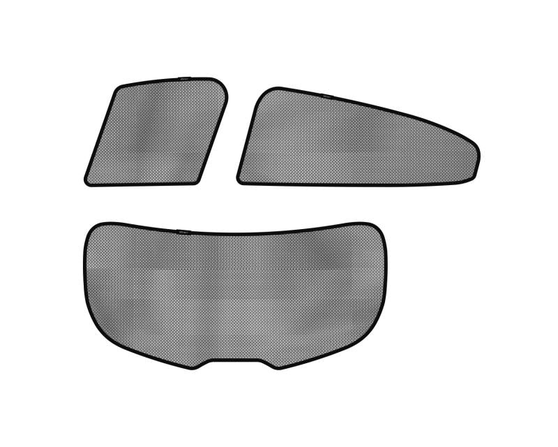 3D MAXpider 2014-2018 Mazda Mazda3 Hatchback Black Sun Shades - Complete Set S1MZ0430