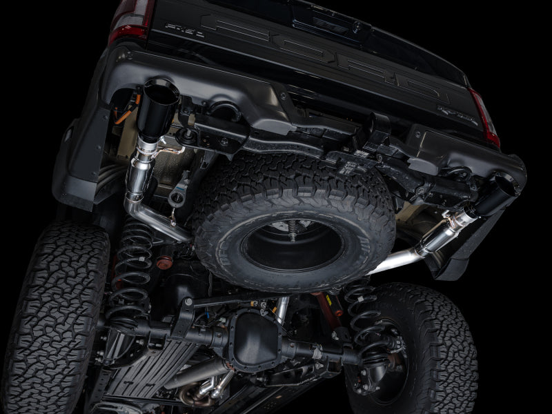 AWE Tuning AWE Gen 3 Ford Raptor SwitchPath Exhaust  - Diamond Black Tips 3025-33356