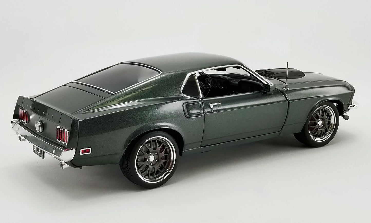 Acme 1969 Ford Mustang GT Street Fighter Bullet Green Metallic 1:18