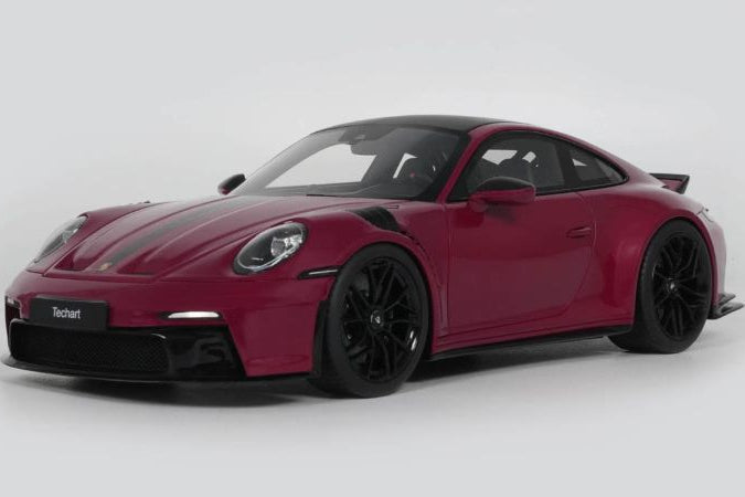 GT Spirit 2025 Porsche 911 992 Techart GT3 Touring Ruby Star Neo 1:18