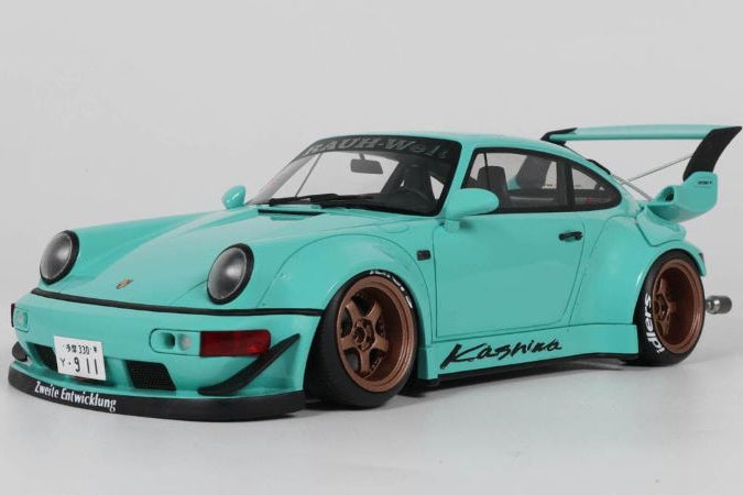 GT Spirit 2022 Porsche 911 964 RWB "Kashiwa" Mint Green 1:18