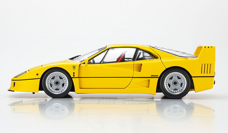 Kyosho 1987 Ferrari F40 Giallo Yellow 1:18