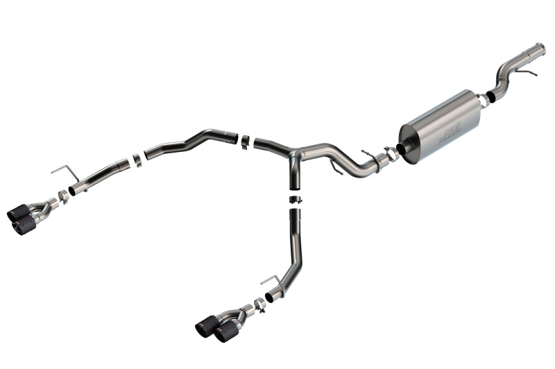 FR SPORT Borla 21-22 Chevrolet Tahoe 6.2L V8 2/4WD 4DR T-304 SS Touring Cat-Back Exhaust w/...