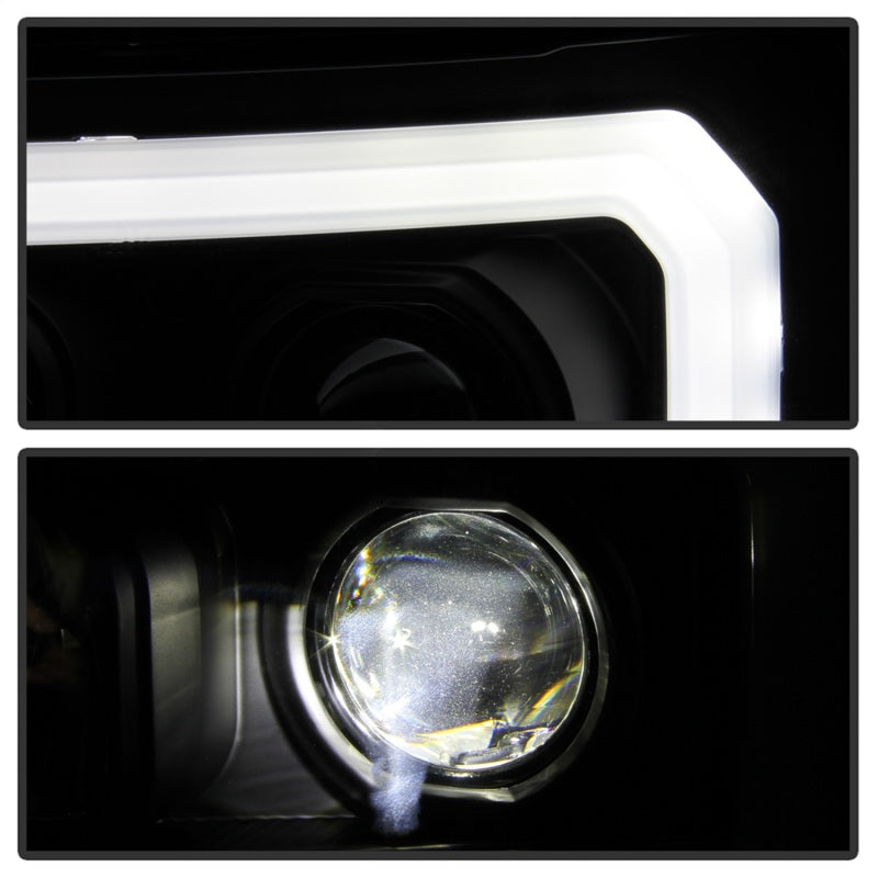FR SPORT Spyder GMC Sierra 1500/2500/3500 07-13 Denali 08-13 LED Headlights Blk...