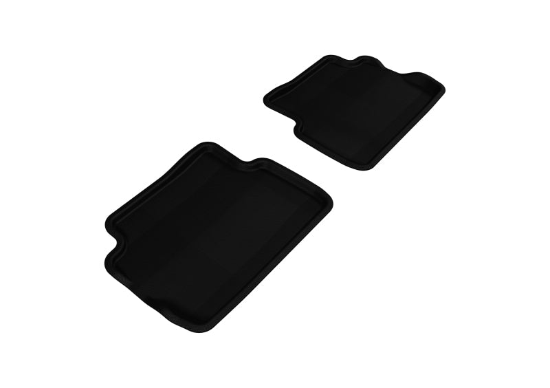 3D MAXpider 2008-2011 Ford Focus Kagu 2nd Row Floormats - Black L1FR01621509