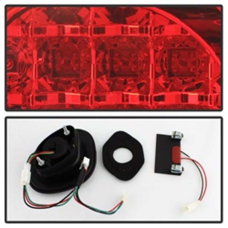 FR SPORT Spyder Lexus GS 300/400 98-05 LED Tail Lights Red Clear ALT-YD-LGS98-LED-RC 5005731 -...