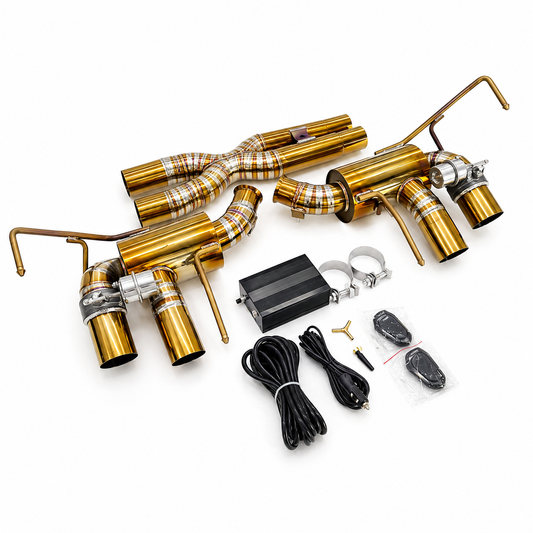 Titanium X Pipe F1 Exhaust for Ferrari California T 3.9L TT V8