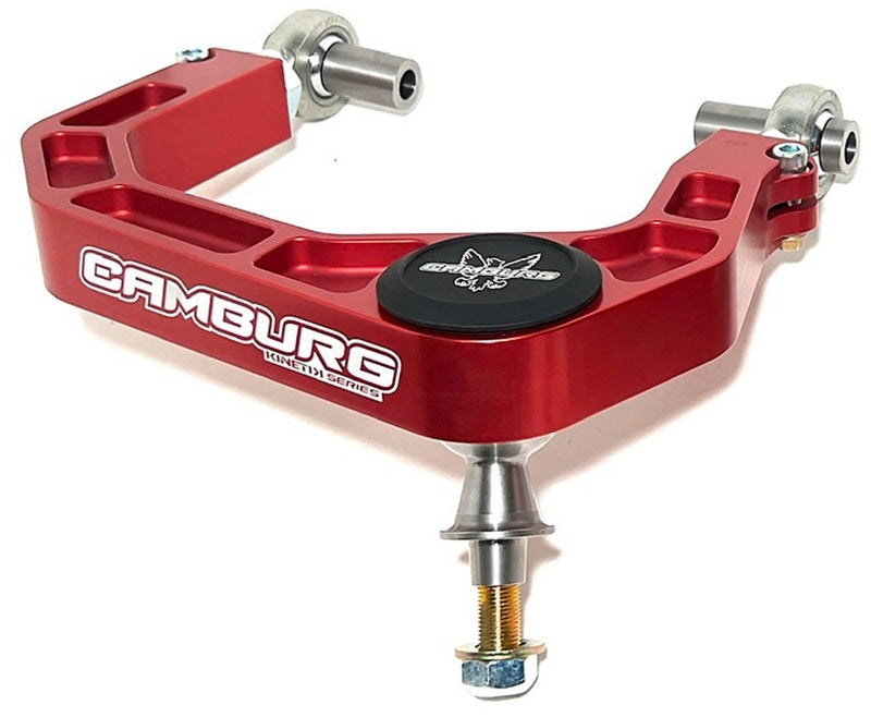 Camburg Ford Bronco 21-23 KINETIK V2 Performance Billet Uniball Upper Arms (Red) CAM-110214-RED