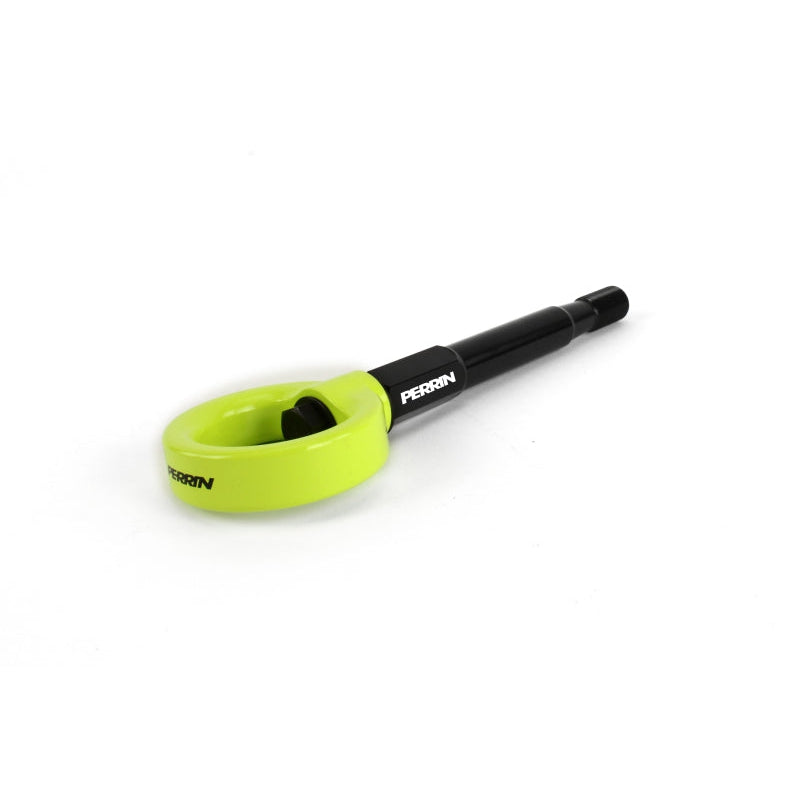 Perrin Rear Tow Hook Kit Neon Yellow Subaru Forester 2014-2023 | PSP-BDY-253NY