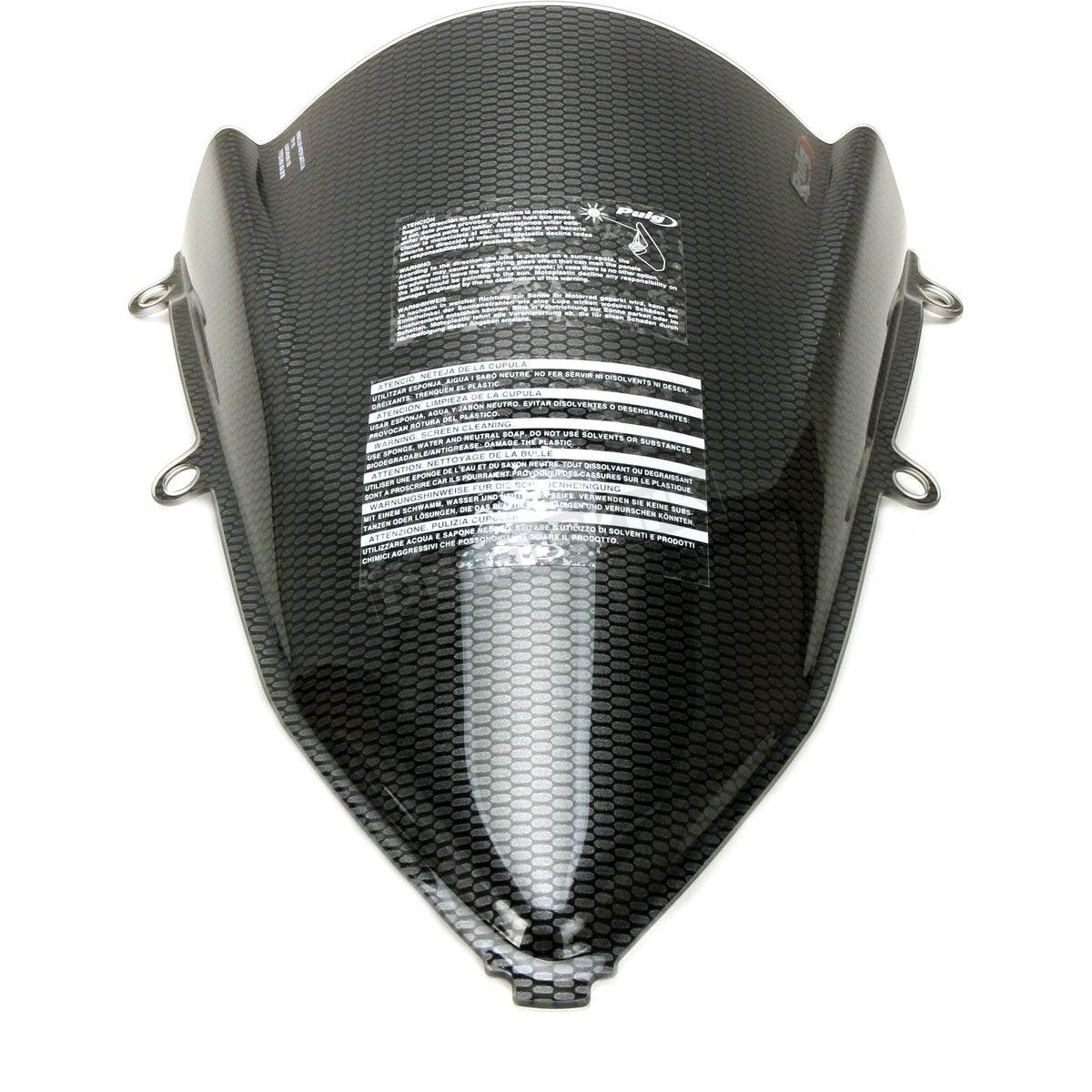 Puig Hi-Tech Parts Carbon Racing Windshield - 3568C Honda CBR650R • 2019