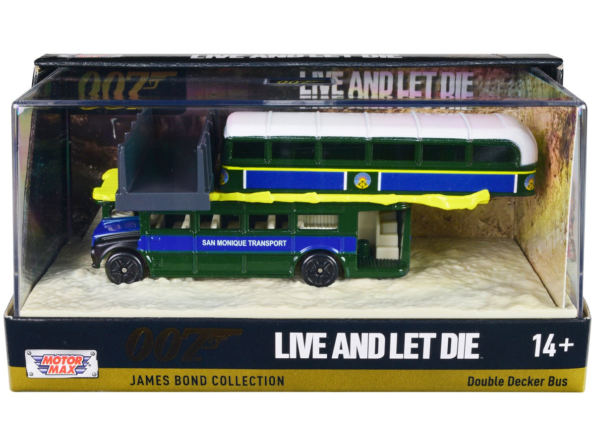 Rapid Vehicles Double Decker Bus "San Monique Transport" "Hitting Bridge Scene" James Bond 007...