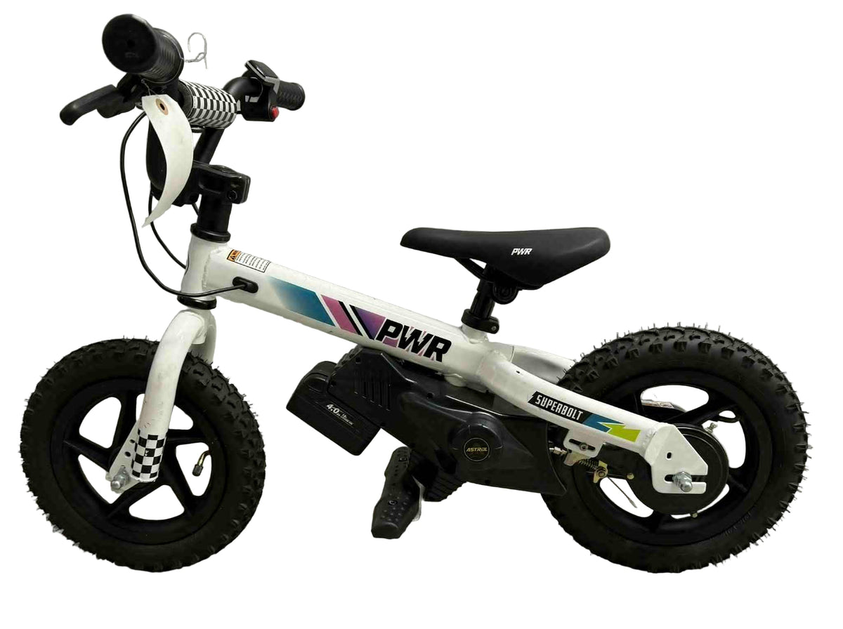 Speedzone Performance LLC PWR Bikes Superbolt 12 HS Electric Bicycle 12-1/2'' - White BB-12 (No...