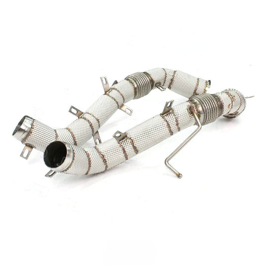 Bull Boost Performance 304 Stainless Performance Race Down Pipes for McLaren 570S 570GT