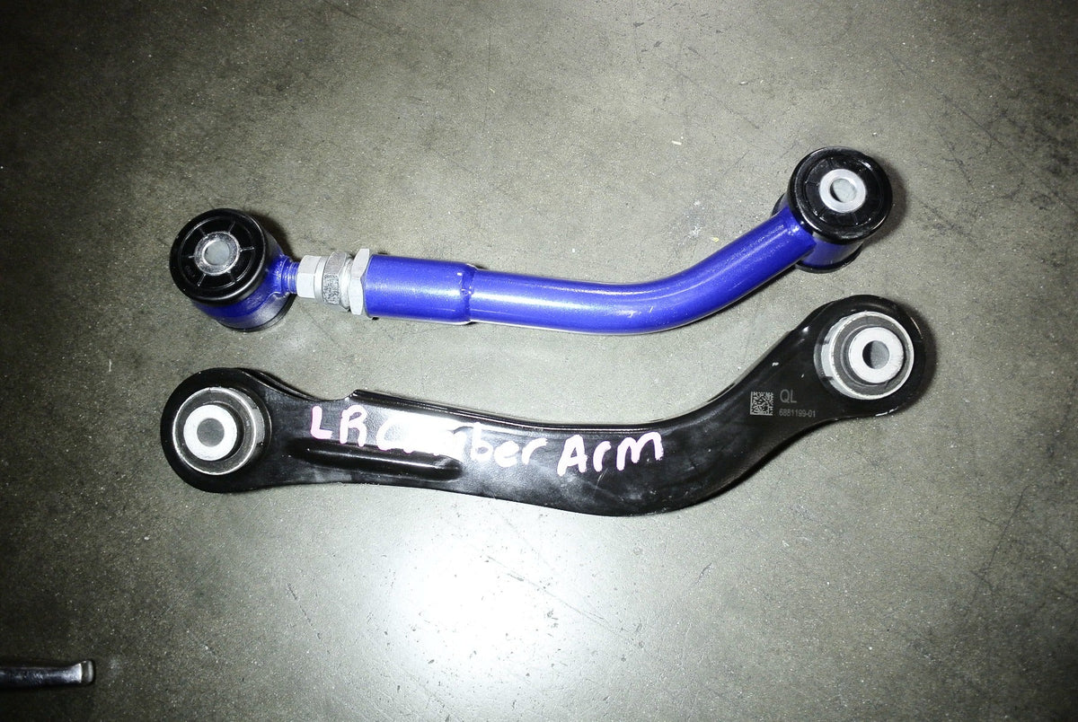 Megan Racing - Camber Arm Rear Upper for 2019-2020 BMW 3-Series Toyota Supra Adjust Polyurethane Bushings Bolt-On 1-Year Warranty MRC-BM-0121