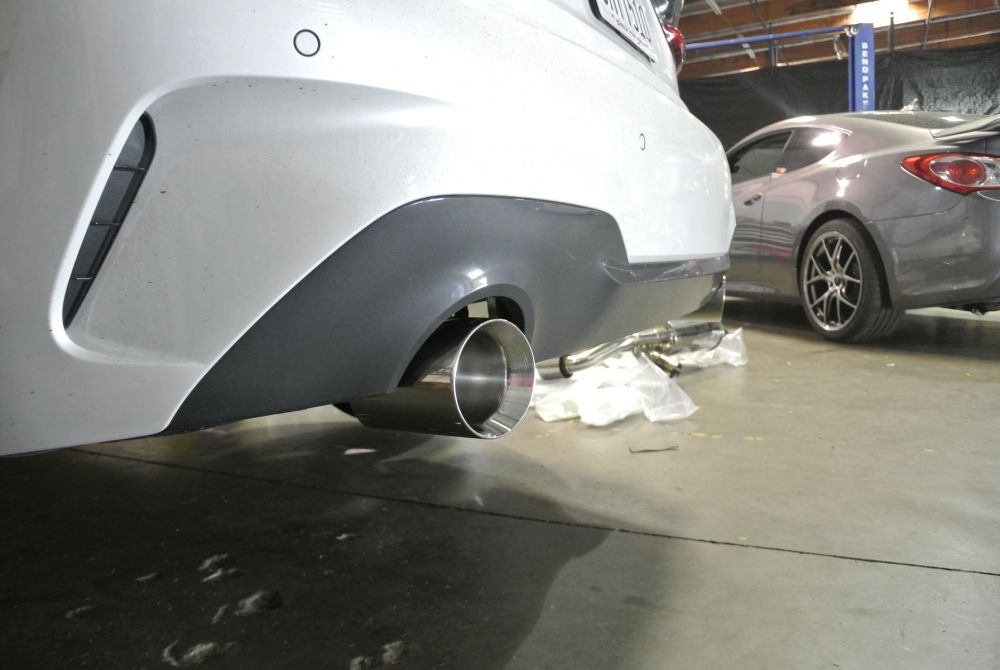FR SPORT Megan Racing Supremo Axle Back Exhaust System for 2019 BMW 3-Series G20 RWD - T304...