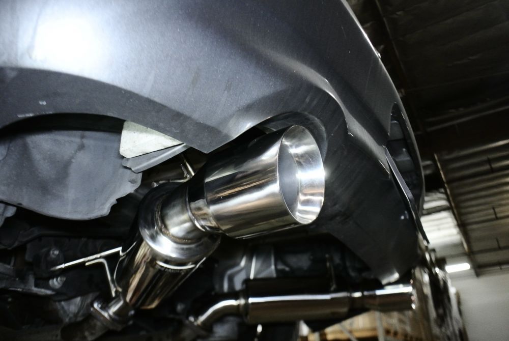 FR SPORT Megan Racing Exhaust Back for Infiniti G37 Coupe 08-11 Dual Canister RWD Only - View 10