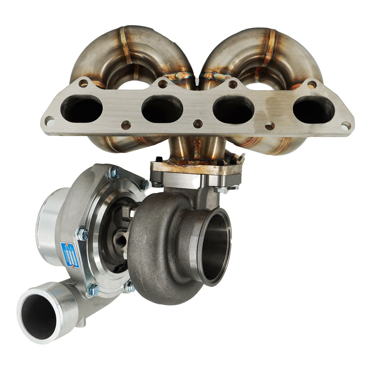 Bull Boost Performance D Series AC PS Compatible T3 .63 Turbo Manifold Kits GSR D15 D16 For Honda...