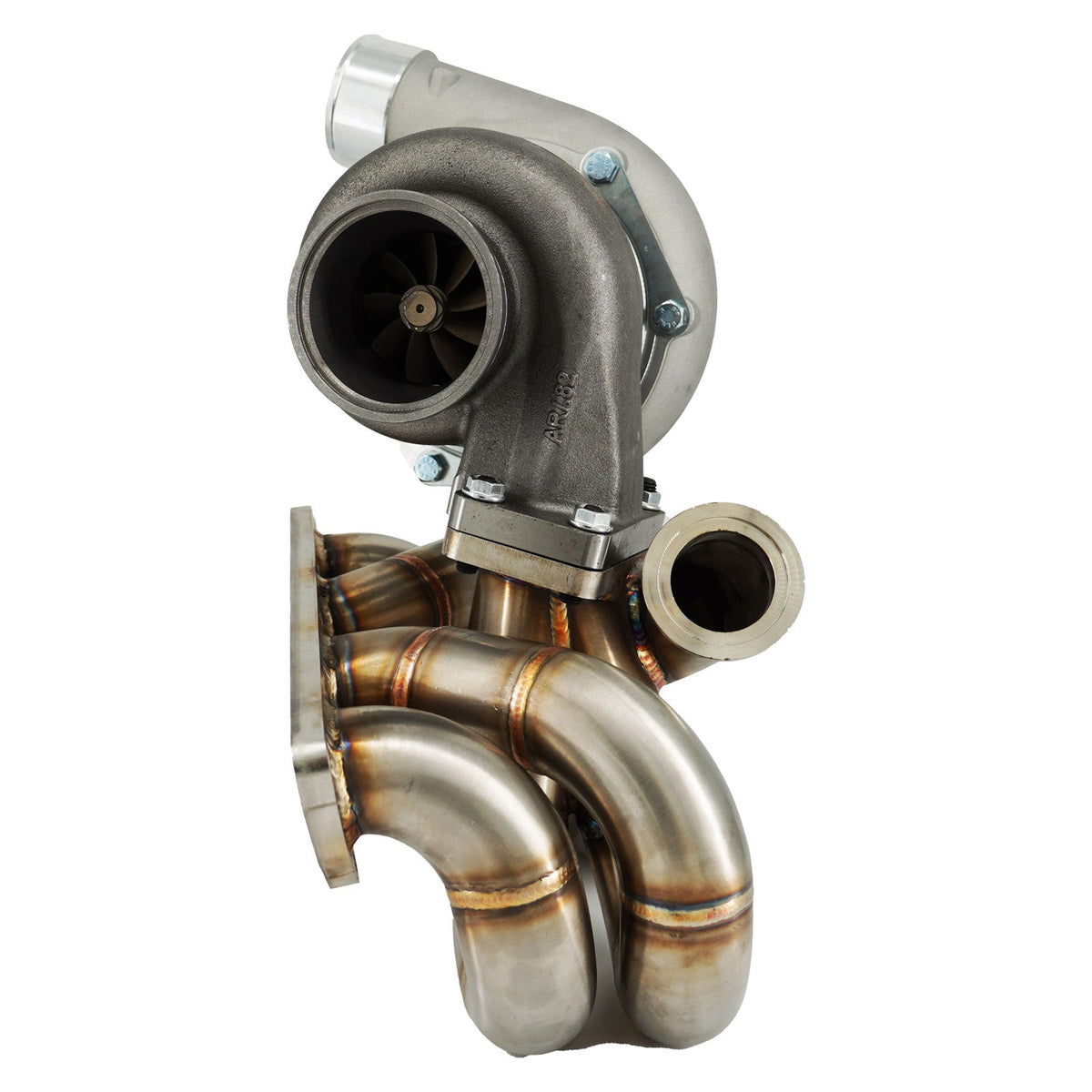 Bull Boost Performance D Series AC PS Compatible T3 .63 Turbo Manifold Kits GSR D15 D16 For Honda...