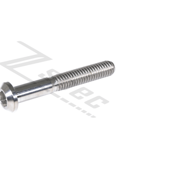 ZSPEC M6-1.0x40mm Dress Up Bolt® Fastener, Angled Head, Titanium Grade-5, Per Each
