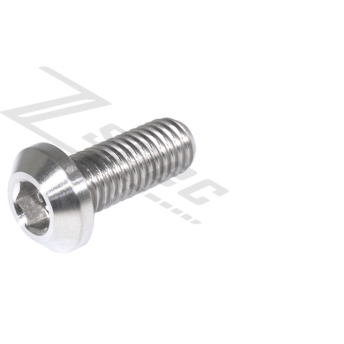 ZSPEC M8-1.25x20mm Dress Up Bolts® Fastener, Angled Head, Titanium Grade-5, Per Each