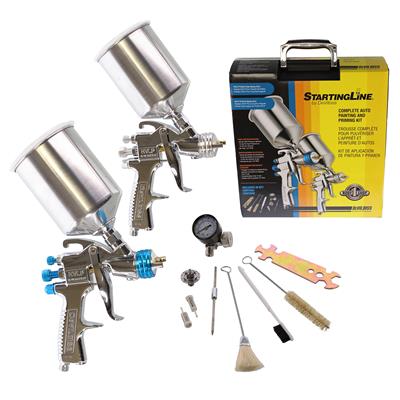 DeVilbiss StartingLine HVLP Gravity Feed Paint and Primer Spray Gun Kits - 802343