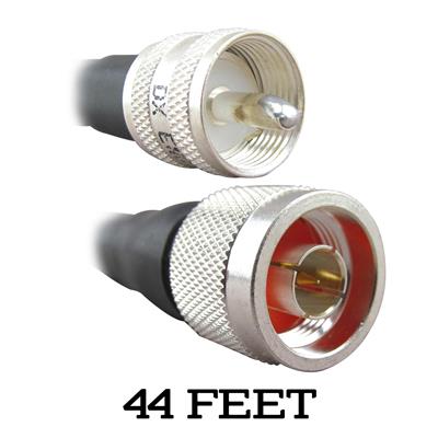 DX Engineering 400MAX Type-N to PL-259 Low-Loss 50-ohm Coaxial Adapter Cable Assemblies - DXE400MAXNXC044