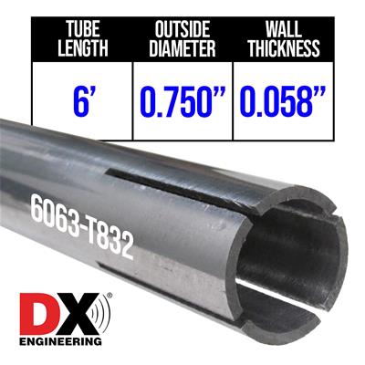 DX Engineering Aluminum Tubing - DXEAT1207