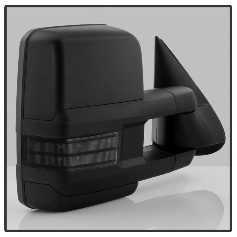 SPYDER xTune Chevy Silverado 03-06 G2 Heated Smoke LED Signal Telescoping Mirrors MIR-CS03S-G2-PWH-SM-SET 9936715