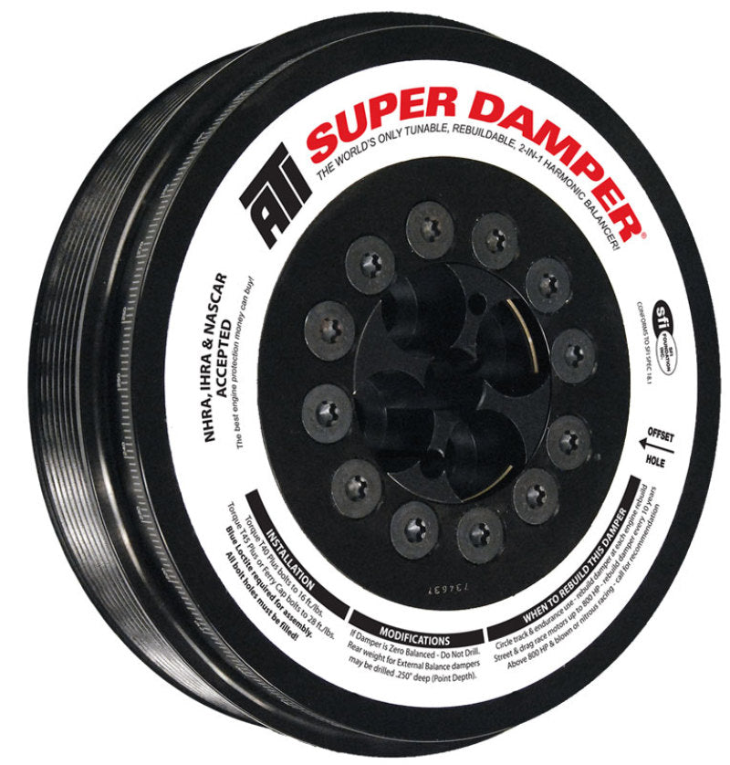 ATI Damper - 7.98in - Steel - 8 Grv - Cummins - 2003-07.5 - 5.9L - 3 Ring Hvy - Diesel ATI917374