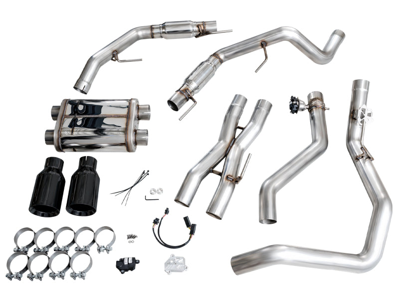 AWE Tuning AWE Gen 3 Ford Raptor SwitchPath Exhaust  - Diamond Black Tips 3025-33356