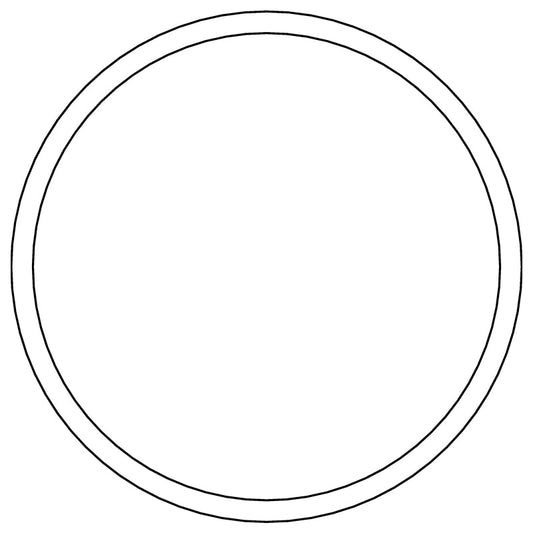 Cometic Gasket Cometic Holley Airhorn .020in Fiber Carburetor Gasket C15108