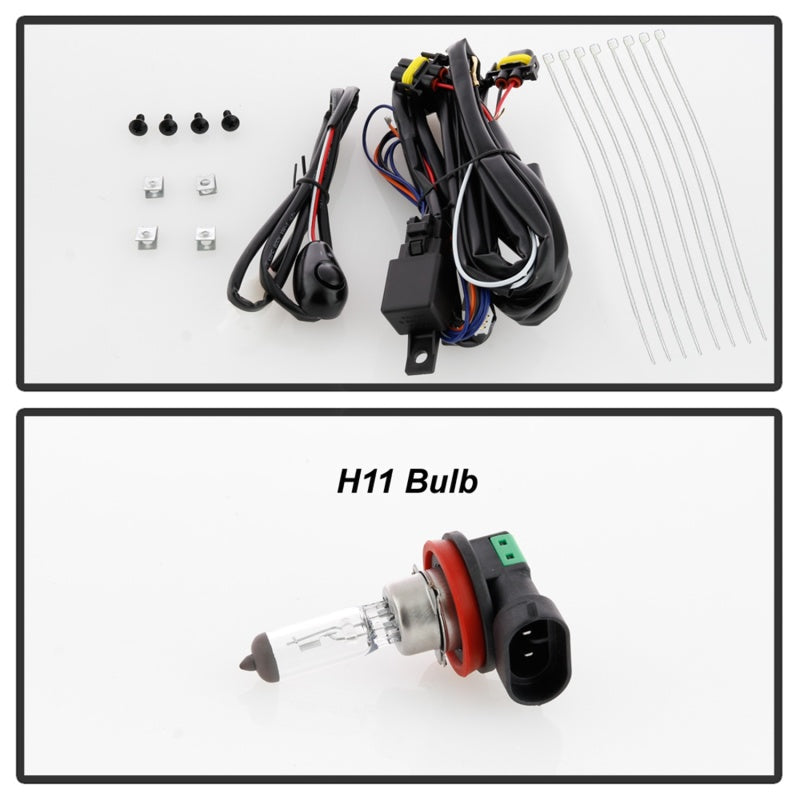 Spyder VW Golf 18-20 OEM Style Fog Lights w/Universal Switch - Clear (FL-VG2018-C) 5087157