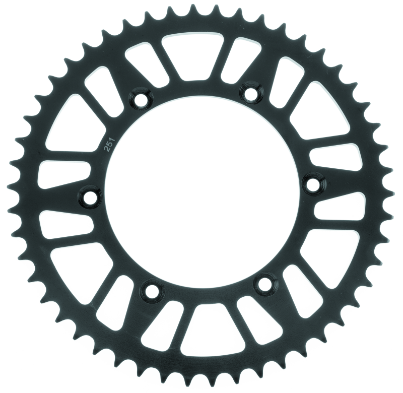 BikeMaster Yamaha Rear Steel Sprocket 520 51T - Black 965124