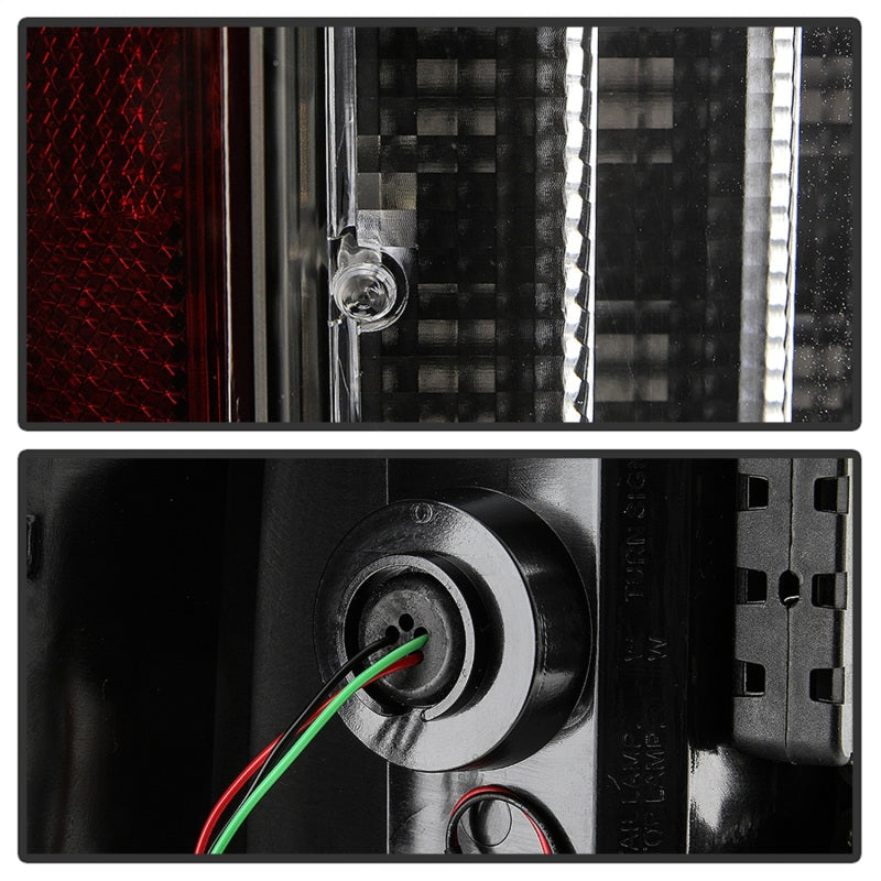 Spyder Ford F150 15-17 Light Bar LED Tail Lights (Not Compatible w/ Rear Blind Spot) - Black 5085948