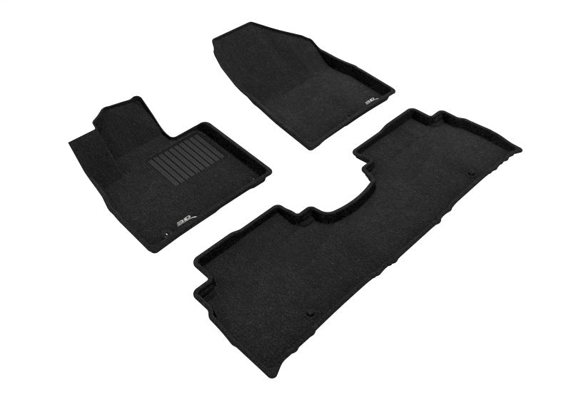 3D MAXpider 16-20 Kia Sorento 5-Seat Elegant Black R1 R2 L1KA03604709
