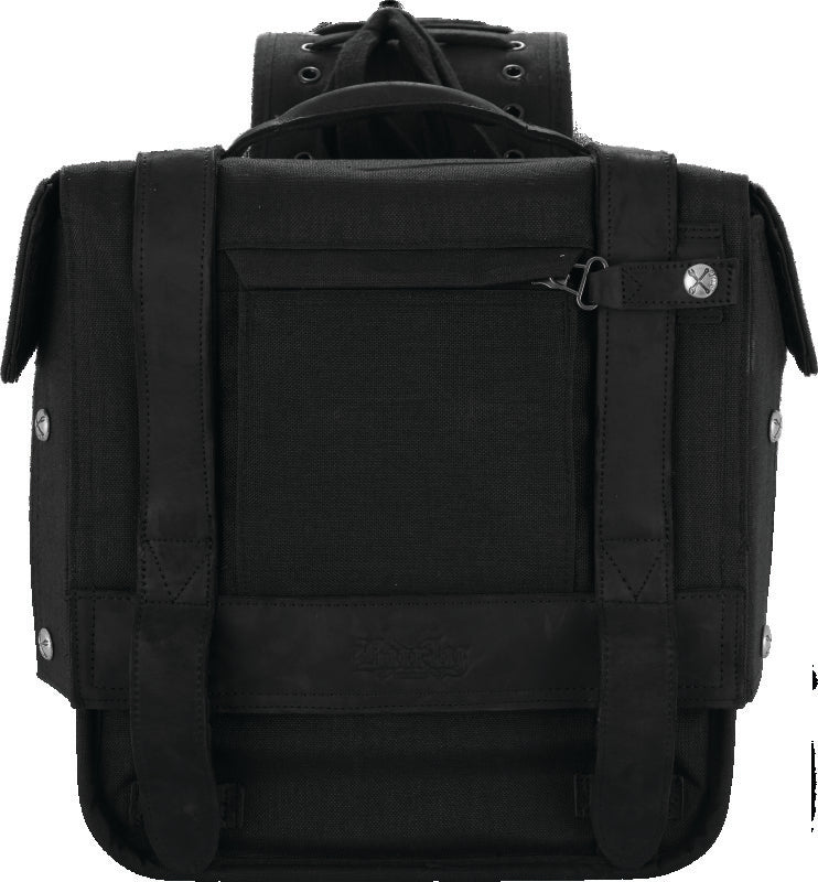 Burly Brand Throw Over Saddlebag - Black B15-1002B